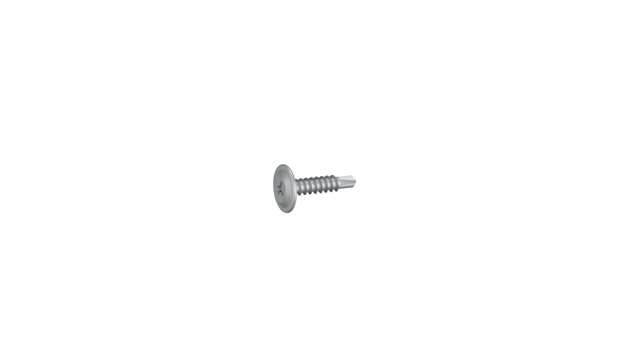 Self-drilling flat head screw with washer (without EPDM) - Paneltech flashing fixing