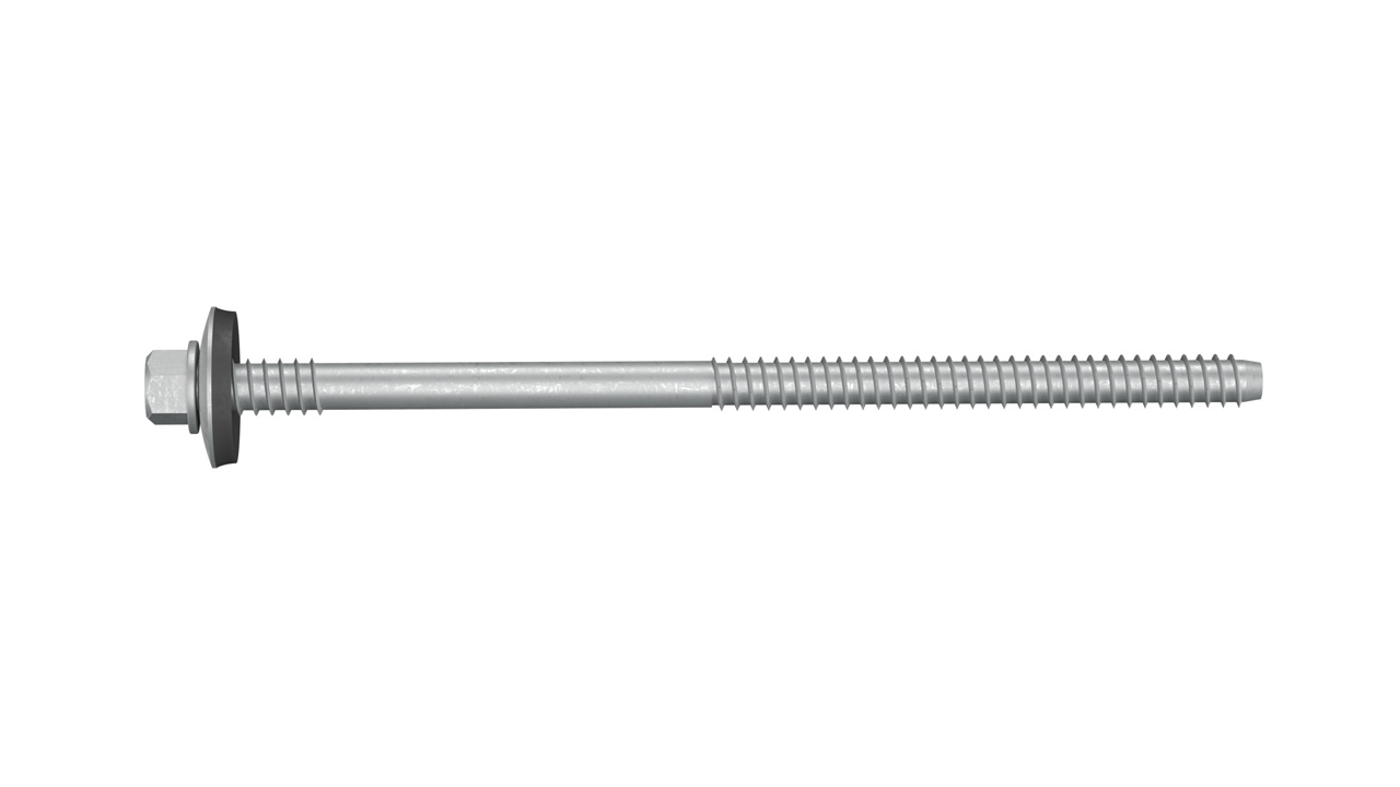 Stainless steel screw without drill bit with washer ø 19 mm EPDM - fastening Paneltech sandwich panels to steel substrate from 7 mm thickness